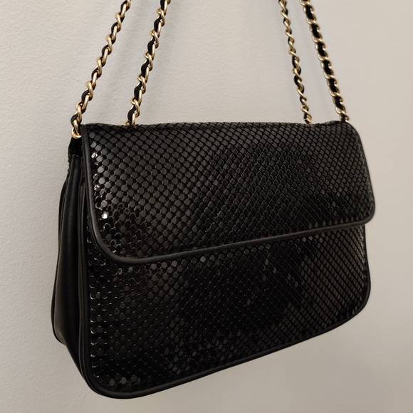 Whiting & Davis Handbags - New with tags Whiting and Davis Black Mesh Everything Bag